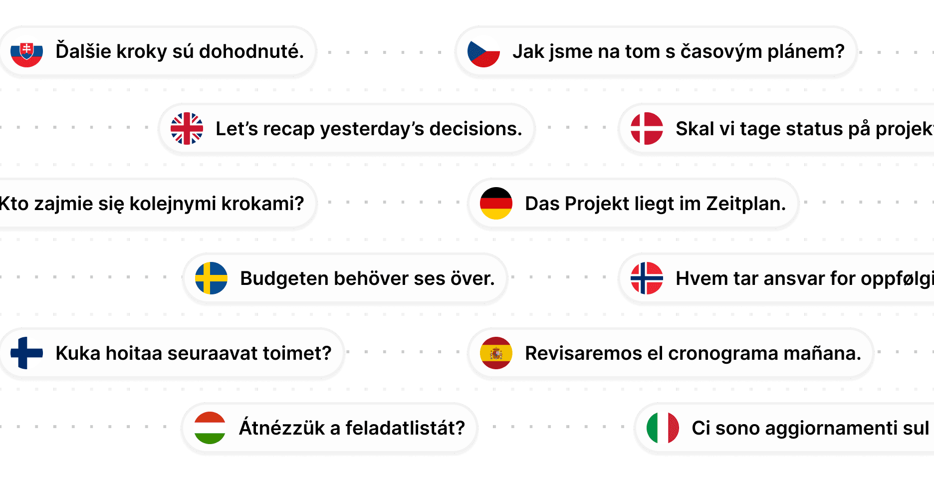 Jurnie multilingual support showing 100+ languages for meeting transcription and AI analysis